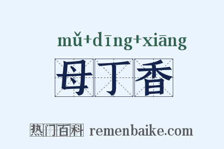 母丁香是什么意思的图片